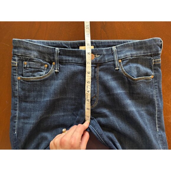Mother The Looker Mid Rise Skinny Jeans Flowers From the Storm Size 30 - Picture 10 of 13